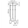 Nordlux Paco 23 lampe a suspension