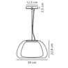 Nordlux Jelly 39 lampe a suspension