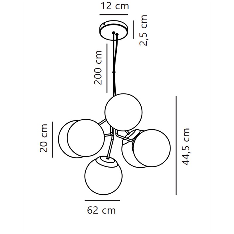Nordlux Ivona 62 lampe a suspension