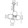 Nordlux Ivona 62 lampe a suspension