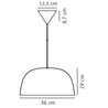 Nordlux Cera 36 lampe a suspension