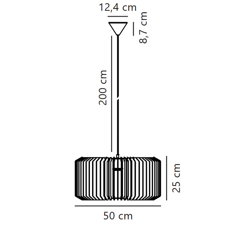 Nordlux Asti 50 lampe a suspension