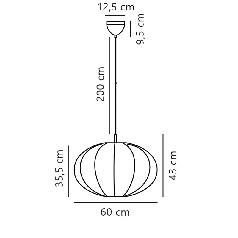 Nordlux Aeron 60 Hanglamp