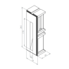 BRICK IN THE WALL Stripp F LED DIM 100LM IP20