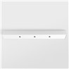 Modular Ceiling base 420x58 for 3x jack