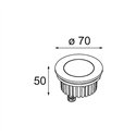 Modular Hipy 70 anti glare IP67 LED GE Vloerlamp