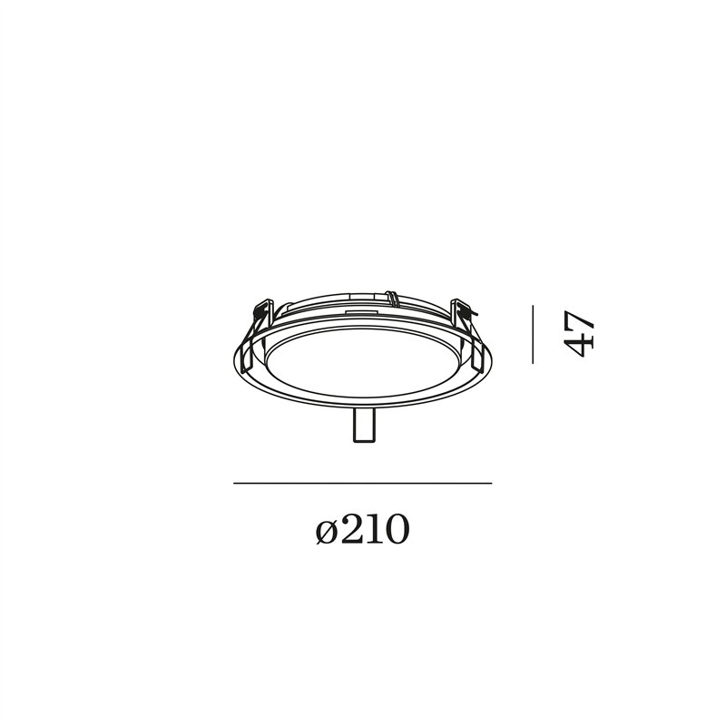 Tech CITY CeilingRecessed 1.6 HV