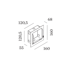 Wever & Ducré ORIS 1.3 Plasterkit + Recessed Housing