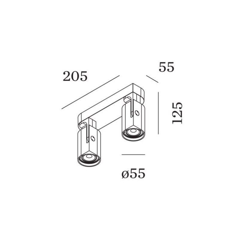 Wever & Ducré SQUBE on base 2 PAR16