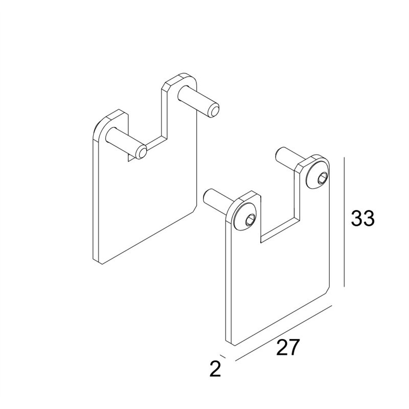 Delta Light FTL35 F HE TR/TRW - END CAP SET
