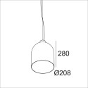 Delta Light MANTELLO L2028 E27 Hanglamp