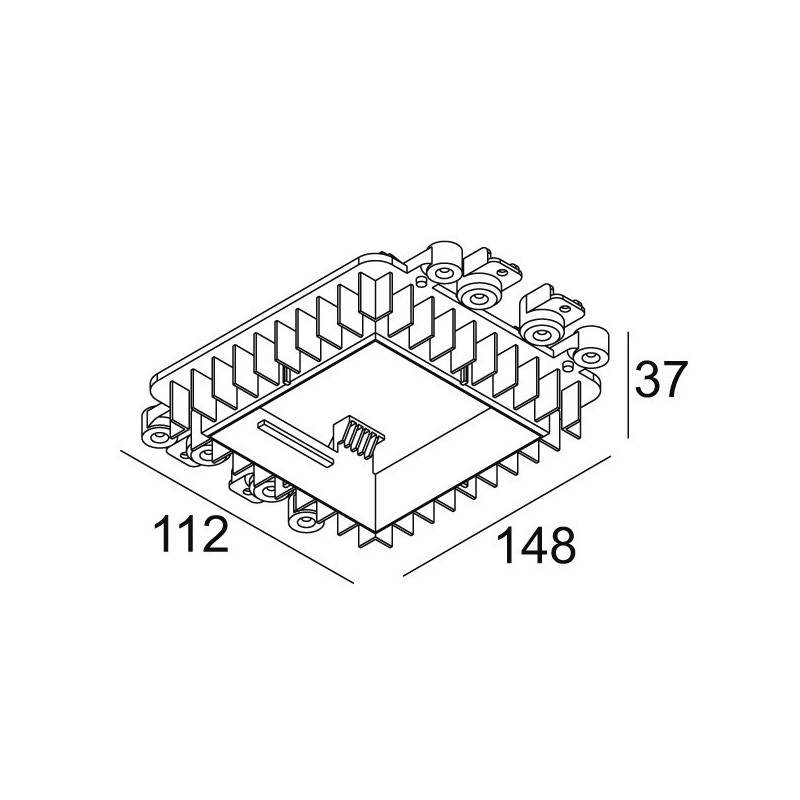 Delta Light MOUNTING KIT 1 MINIGRID 67