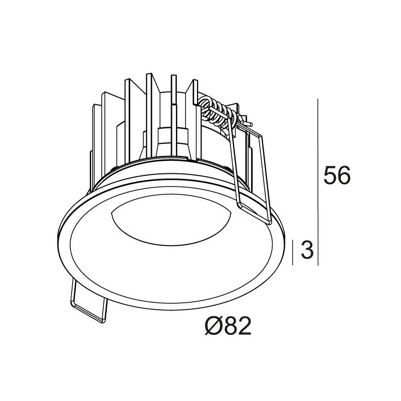 Delta Light REO S1 Inbouwspot