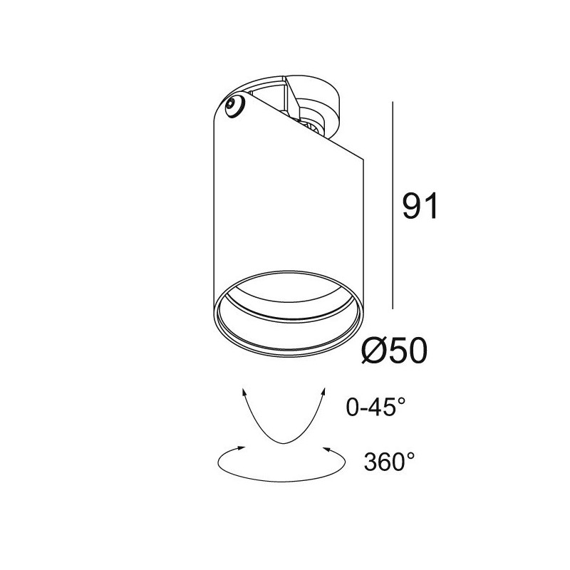 Delta Light PUT S6 MAGNETIC Recessed spot