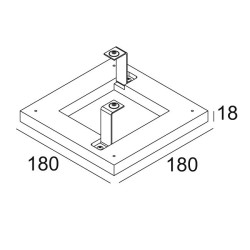 Delta Light MOUNTING KIT MINIGRID IN 1 CSC