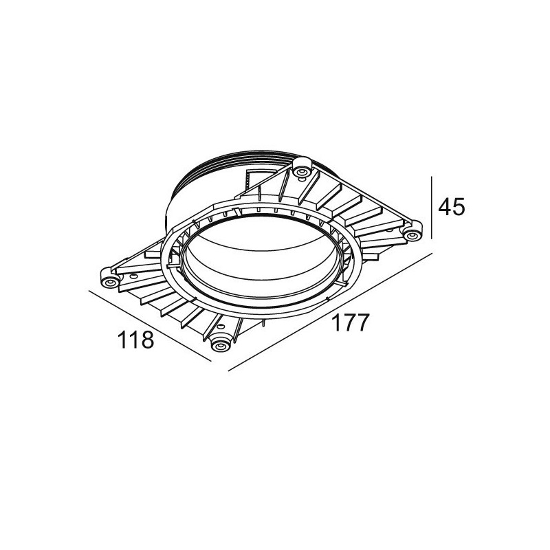 Delta Light MOUNTING KIT ENTERO RD-M O.F.A.