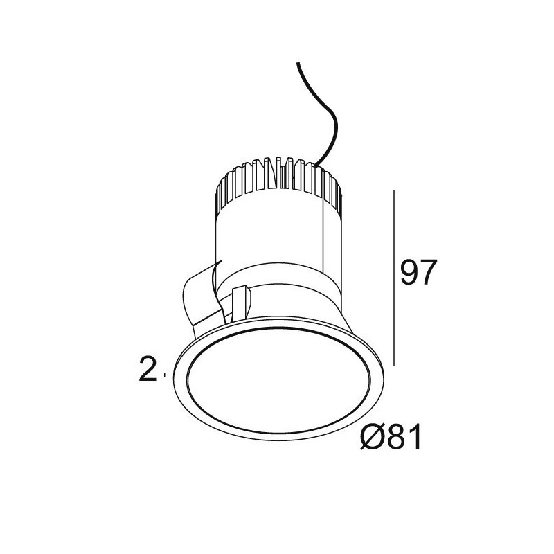 Delta Light PARTOU IP Inbouwspot
