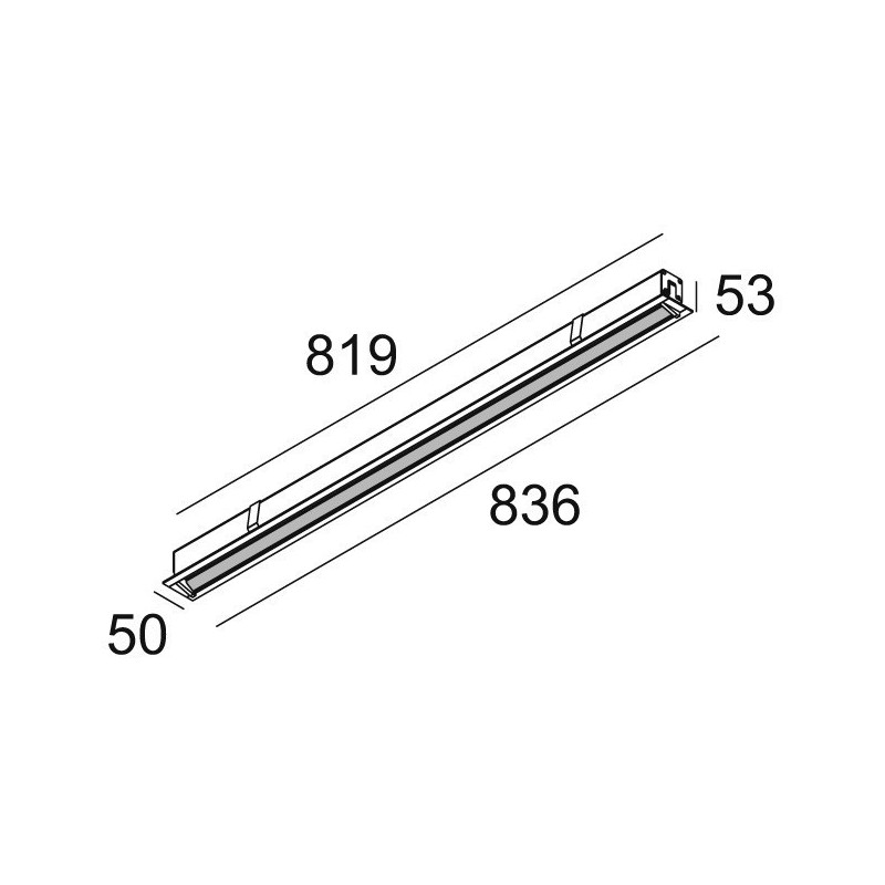 Delta Light DOT.COM L WALLWASH 08 ST HO Spot encastré