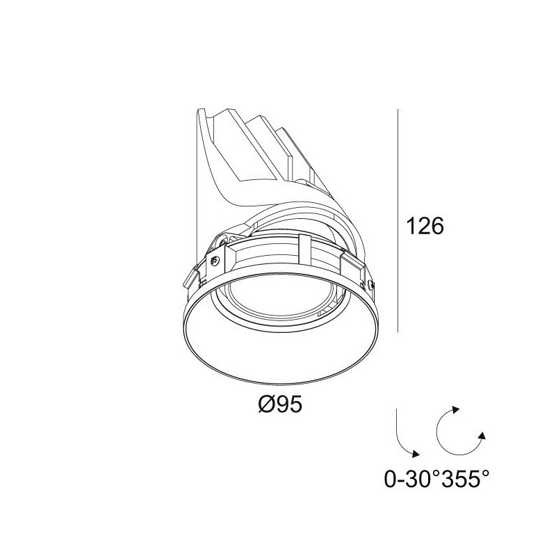 Delta Light ENTERO RD-M TRIMLESS SOFT Inbouwspot