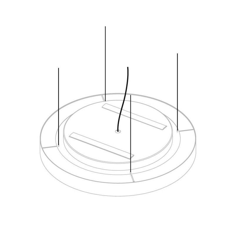 Delta Light SUSPENSION SET 25 3m