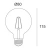 Delta Light LED FILAMENT GL80 E27 8W 2700K