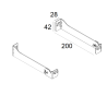 Delta Light Wall Bracket Set 200