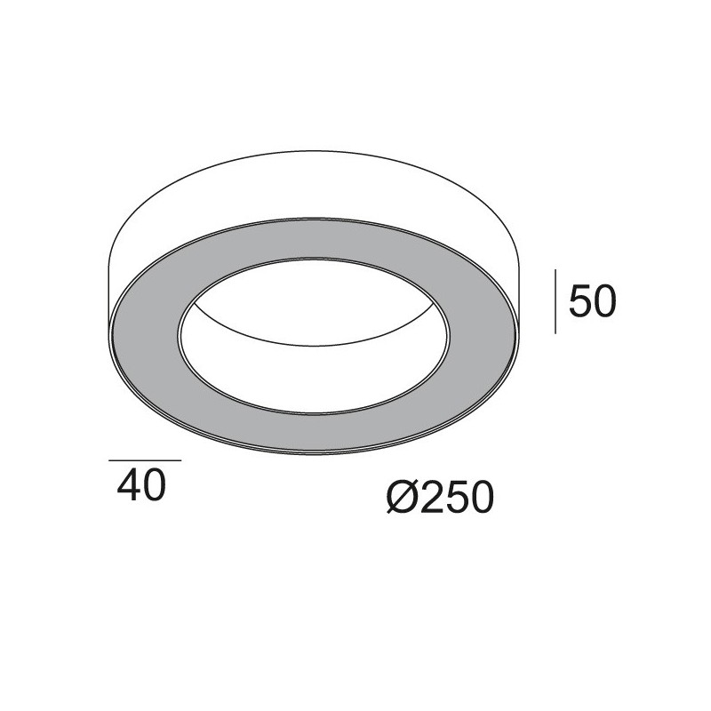 Delta Light SUPER-OH! XS 25 DIM8 Deckenlampe / Wandlampe