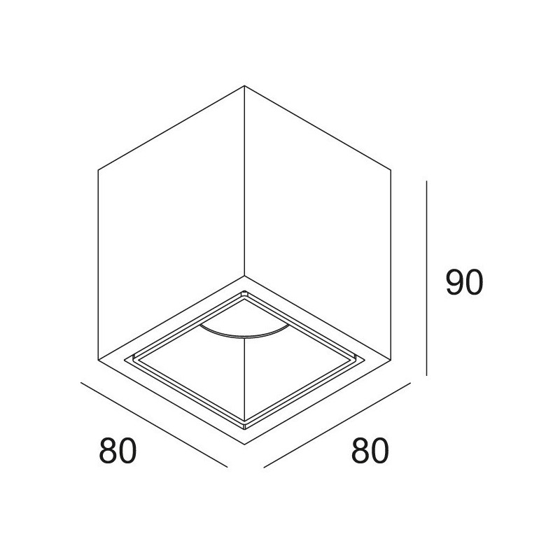 Delta Light BOXY L+ DIM8 Plafondlamp