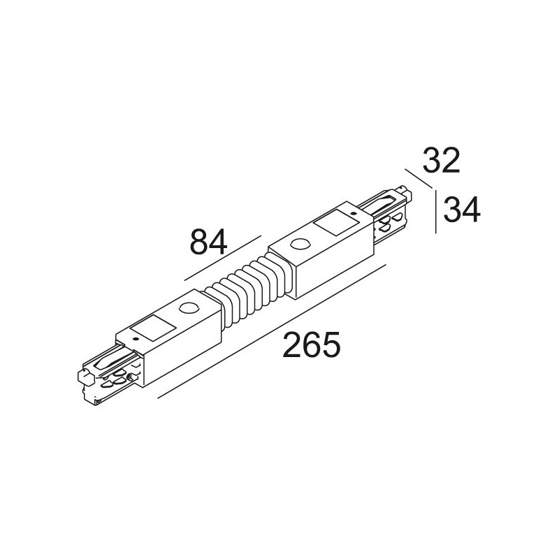 Delta Light TRACK 3F DIM ON FLEX CORNER
