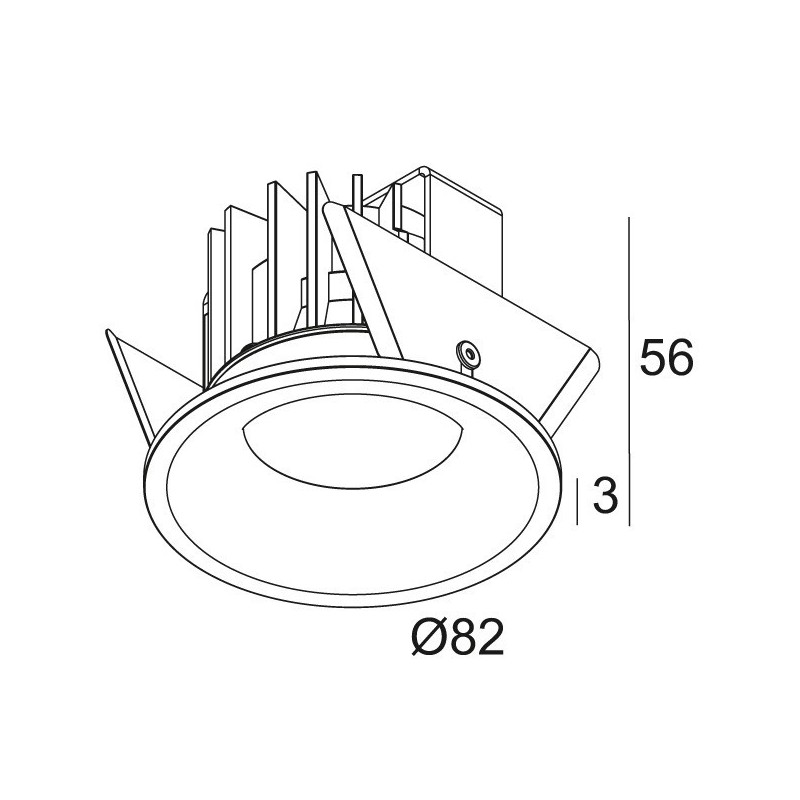 Delta Light REO X-65 S2 Inbouwspot
