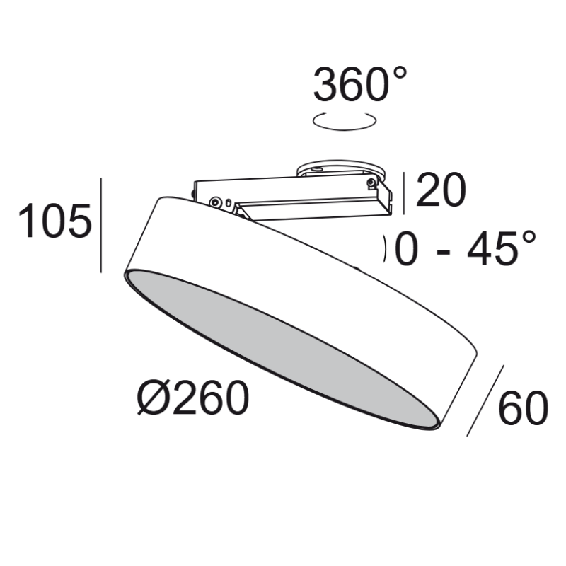 Delta Light Supernova Xs 260 X Plafondlamp / Wandlamp