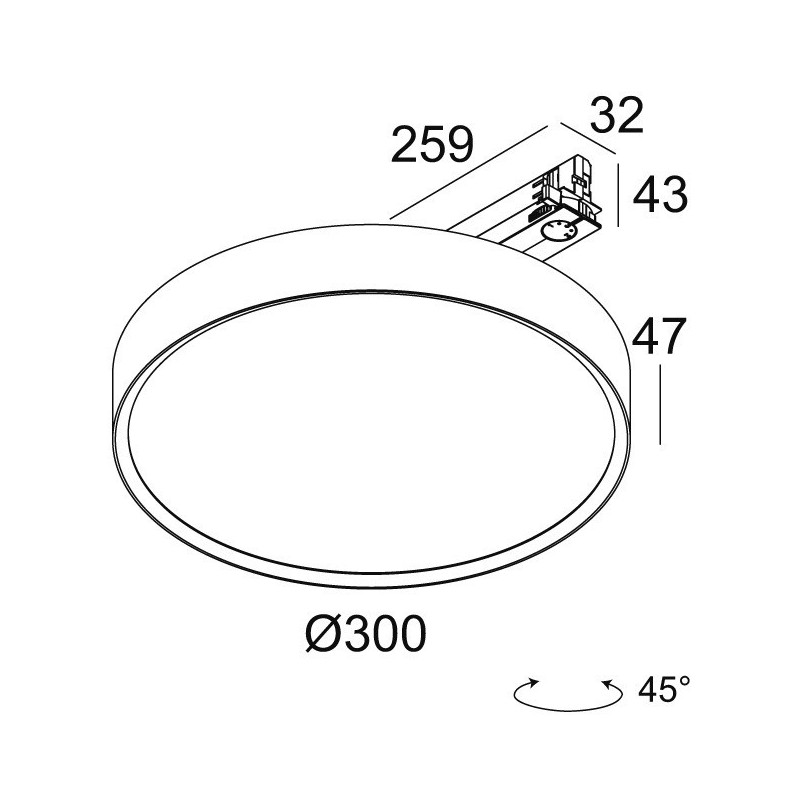 Delta Light MULTINOVA 30 ADM Trackverlichting