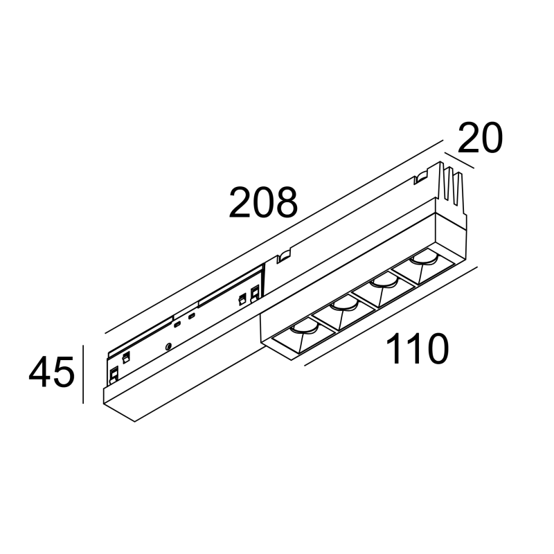 Delta Light M - DOT.COM M4 MDL Trackverlichting
