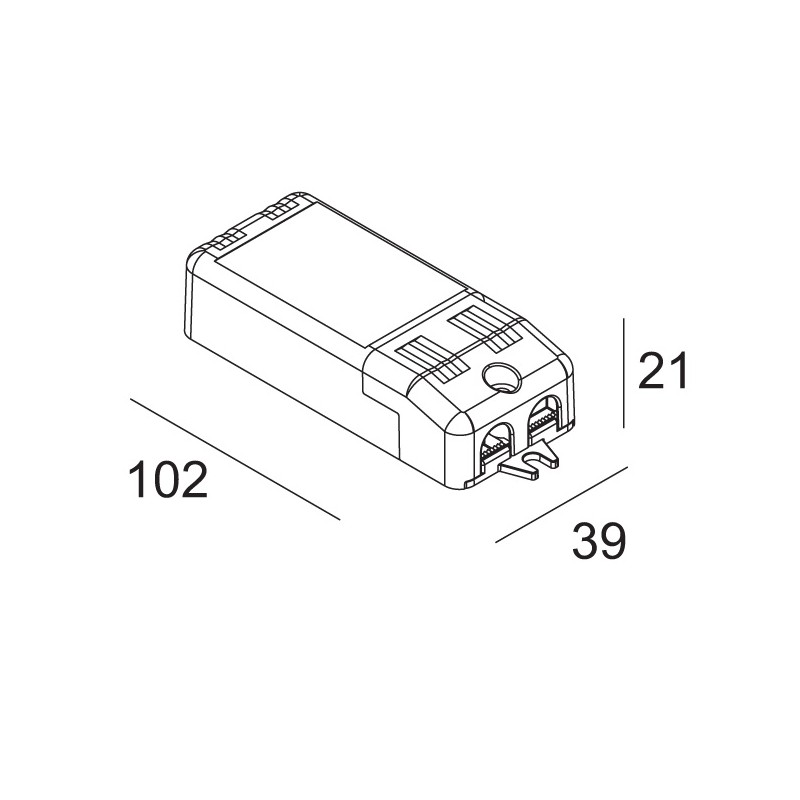 Delta Light LED POWER SUPPLY 350mA-DC / 10W DIM8
