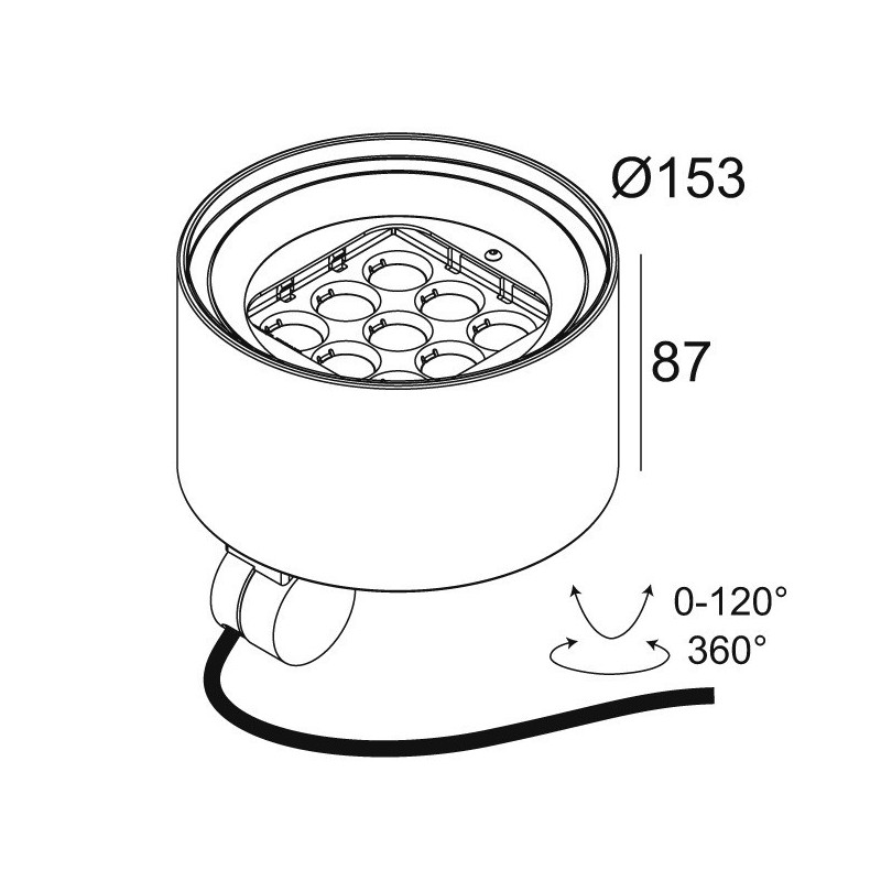 Delta Light FRAX MB LINEAR V Vloerlamp / Wandlamp