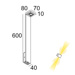 Delta Light Elbo Symmetric P 60 garden lamp
