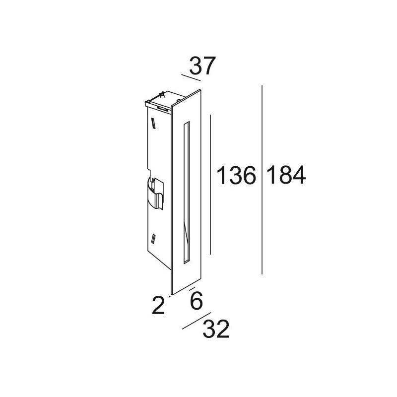 Delta Light INLET S WW Wandlamp