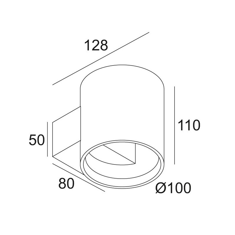 Delta Light ORBIT T LED Wall lamp
