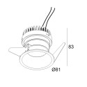 Delta Light PARTOU AC DIM8 Inbouwspot