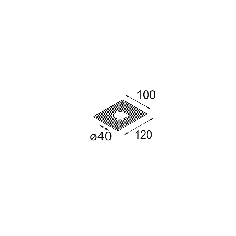 Ring Recessed Trimless 70 1x