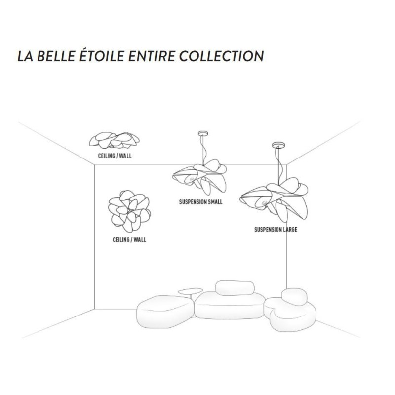 Slamp LA BELLE ETOILE CEILING LAMP