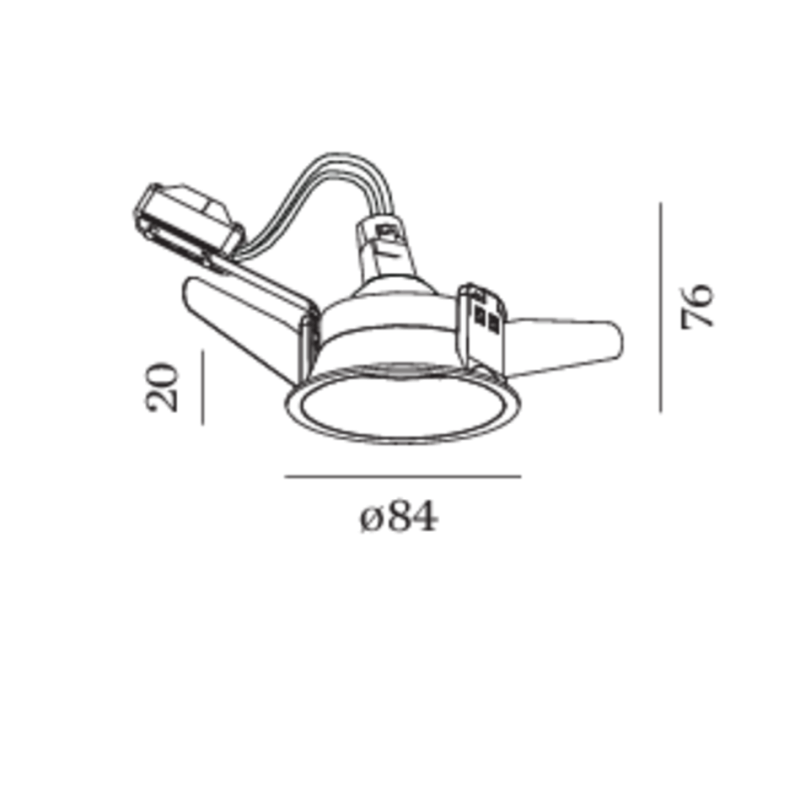 Wever & Ducré Deep 1.0 MR16 bladveren Inbouwspot
