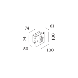 Wever & Ducré Stripe 0.4 / 0.7 Recessed Housing Incl. Plasterkit