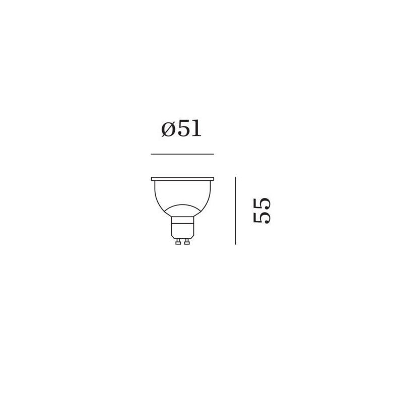 Wever & Ducré PAR16 LED Lamp 3000K | >80 CRI | GU10