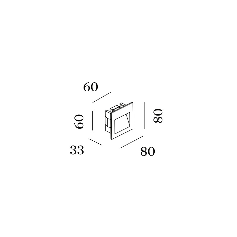 Wever & Ducré Oris 0.8 Wandlamp