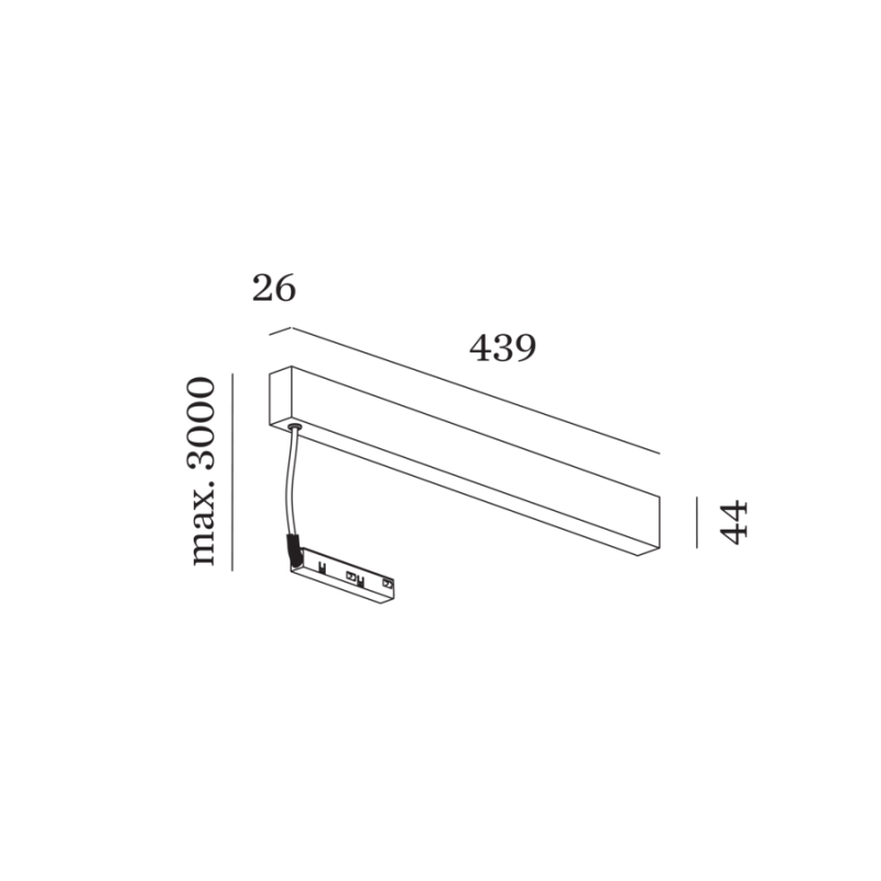 Wever & Ducré Ceiling Driver 100W Strex System | Suspended