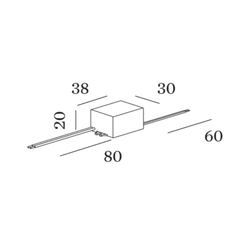 Wever & Ducré Driver 4.5W | 350 Ma | 8-12V | Phase-Cut Dim | IP44