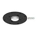 ACCESSORY FOR CEILING: PLASTER KIT  aperture: Ø120