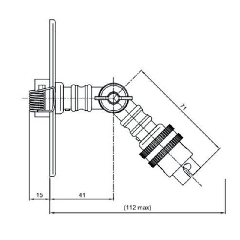 Tekna NAUTIC Lilley Recessed Spot Ceiling lamp