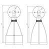 Tekna C STIFFKEY Wandlampe
